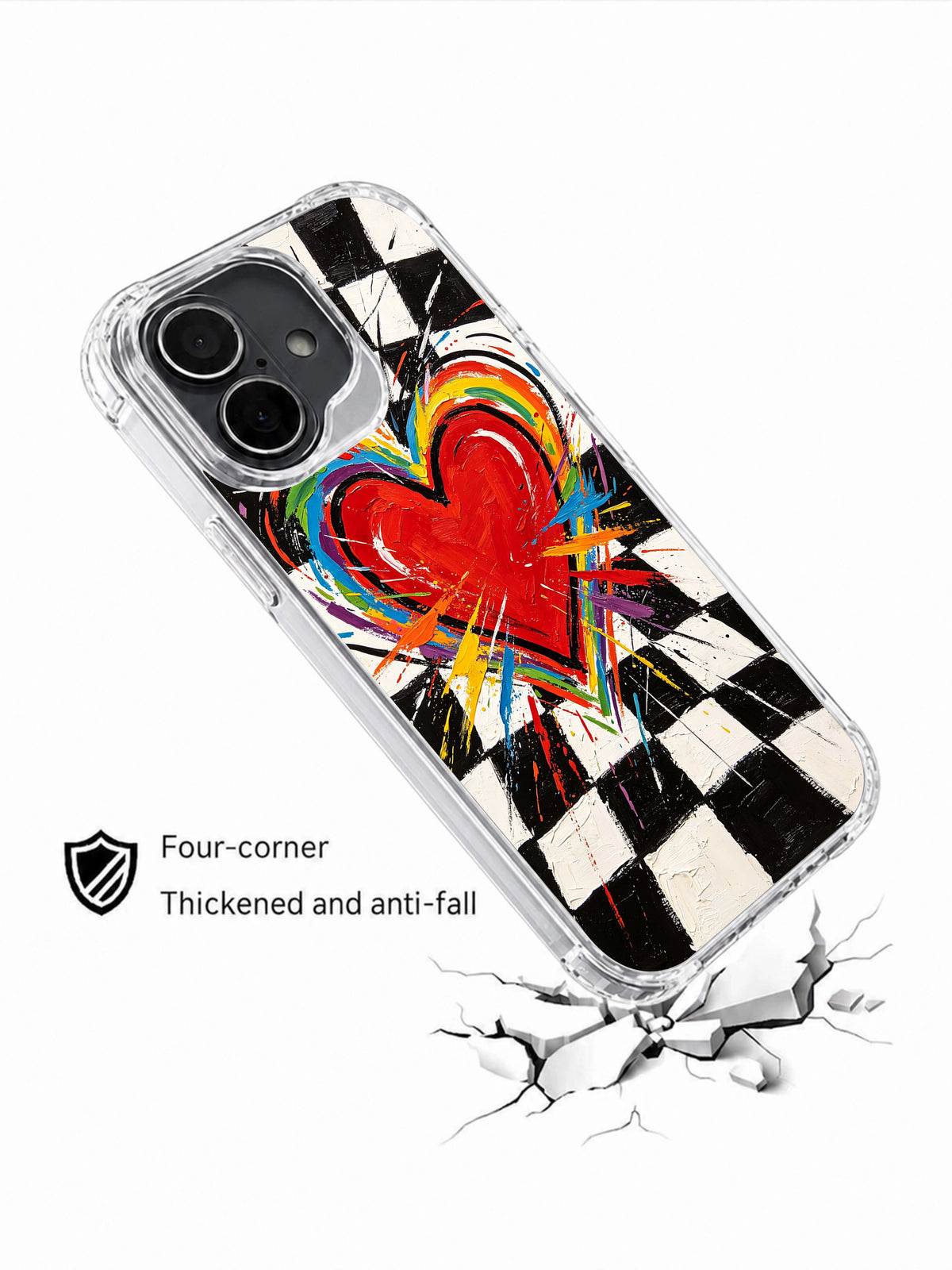 Wild Heart Energy iPhone 16 Plus case lifestyle display