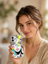 Chromatic Soul wearable art iPhone 17 case