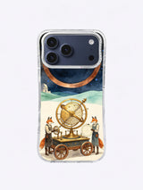 Clockwork Constellation Cart artwork 3 on an iPhone 17 Pro Max case