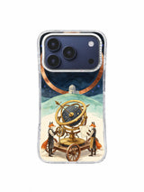 Clockwork Constellation Cart celestial fox phone case front view