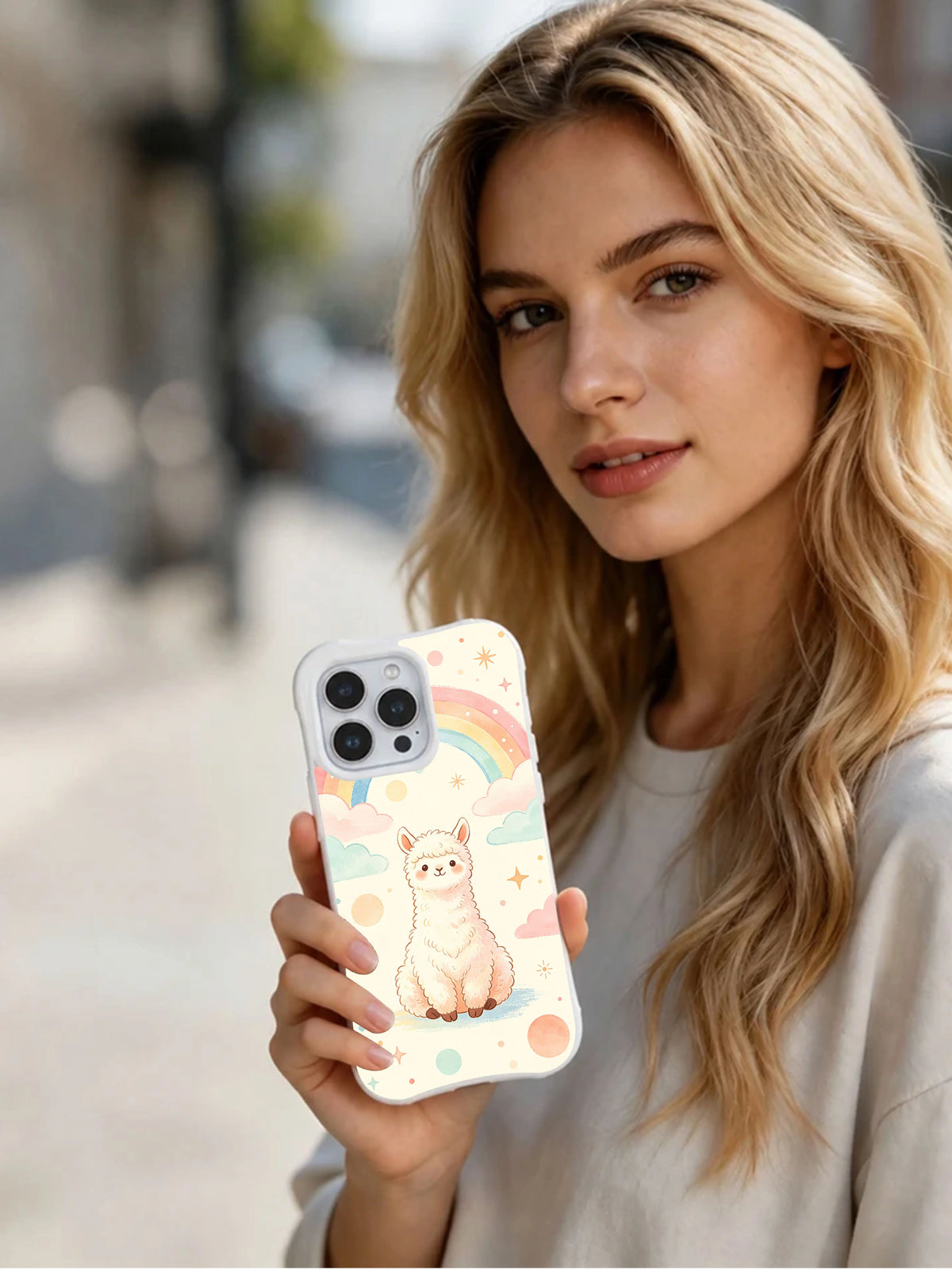 Cloud Alpaca Daydream iPhone 14 Pro case artist illustration