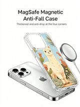 Cloud alpaca botanical phone case accessory view