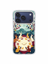 Cloudfruit Picnic cottagecore animal phone case front view