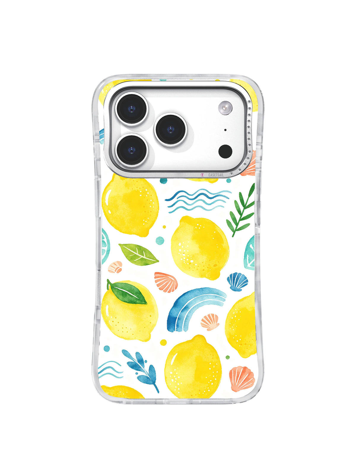 Product or handheld view of the Coastal Lemon Summer case
