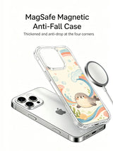 Coastal Rainbow Seal iPhone 14 Pro case side view
