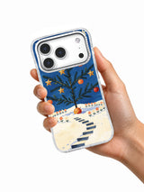 Cobalt Star Orchard iPhone 17 Pro case held in hand