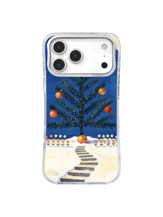 Cobalt star orchard path iPhone 17 Pro case pattern one