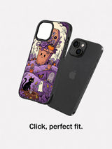 The Coffin Flower Garden iPhone 13 case fit presentation