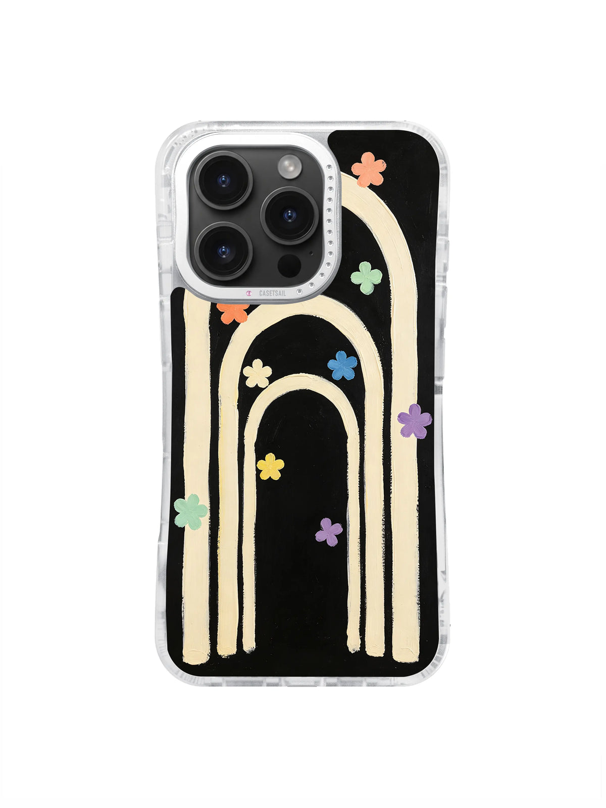 Color Bloom Passage pattern for iPhone 16 Pro Max case