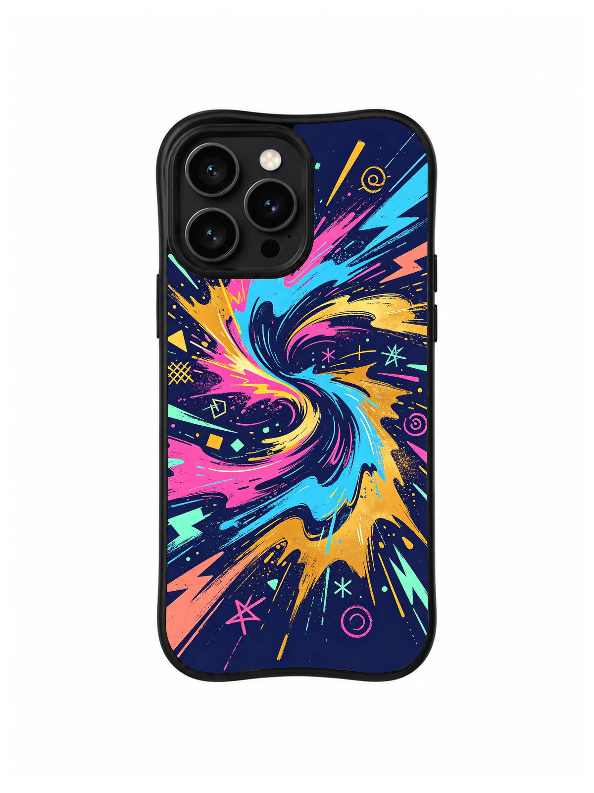 Courage Collision pattern iPhone 14 Pro Max case