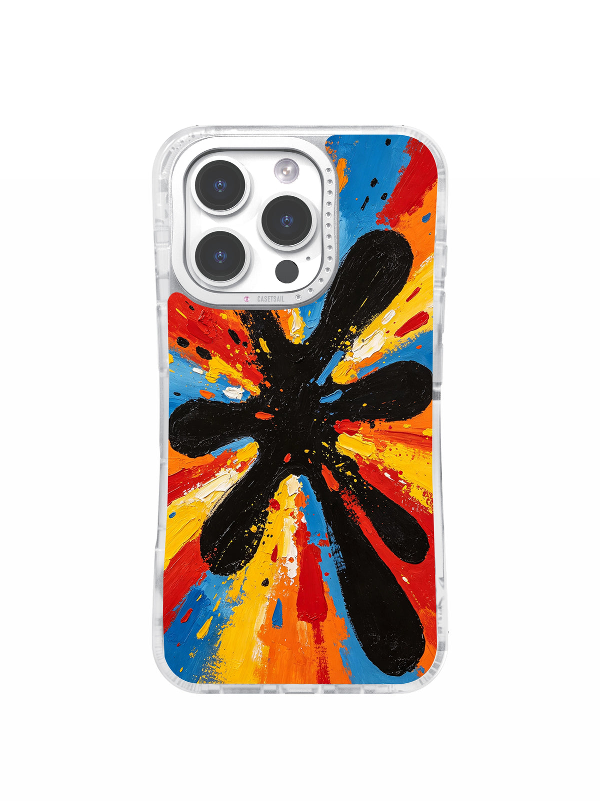 Color Explosion iPhone 16 Pro Max case front view