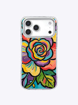 Front view of Color Garden floral iPhone 17 Pro Max case