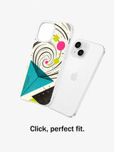 Color Rhythm Universe iPhone 15 case perfect fit