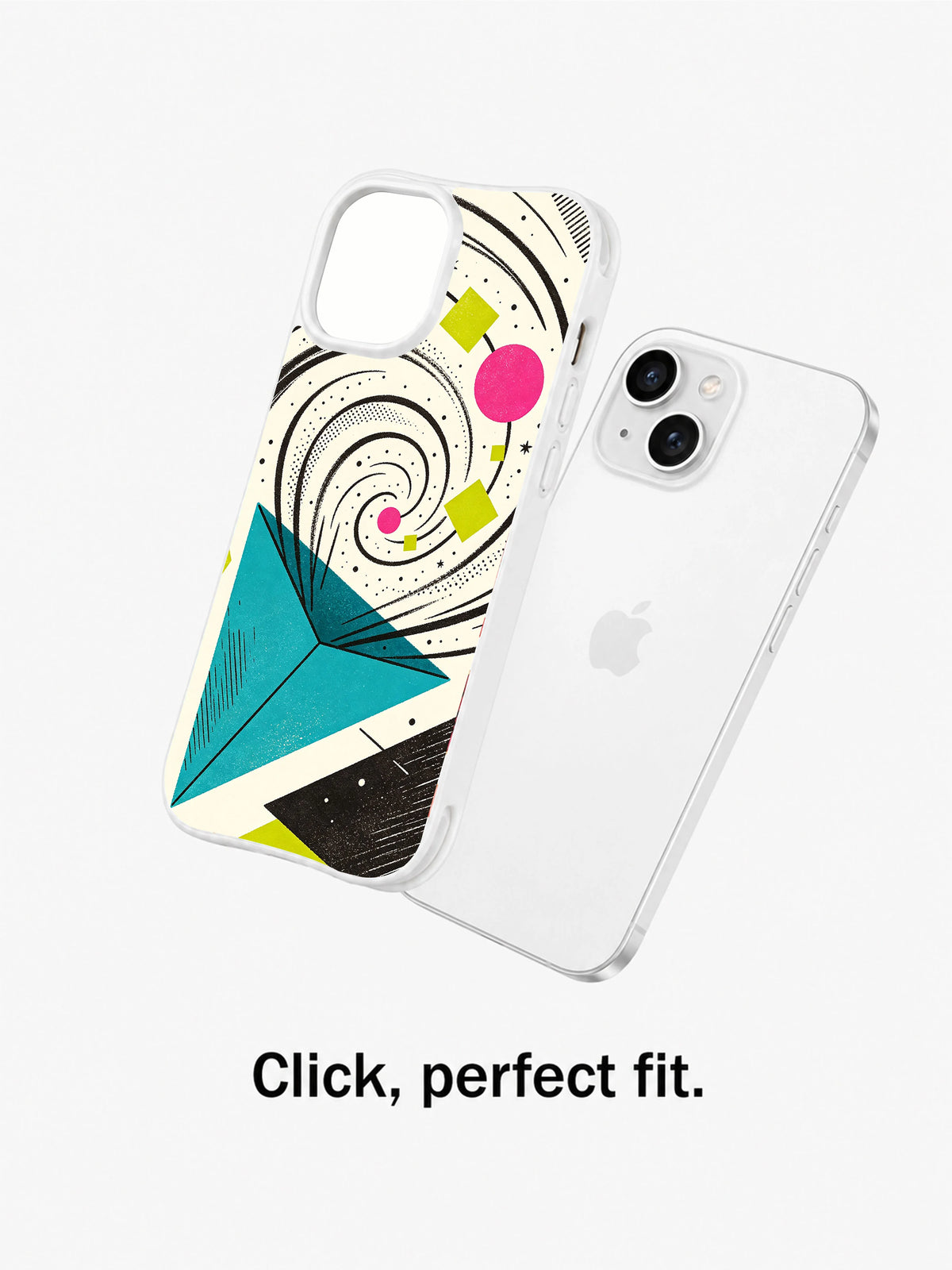 Color Rhythm Universe iPhone 15 case perfect fit