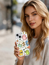 Product or handheld view of the Colorful Cat Adventure Map case