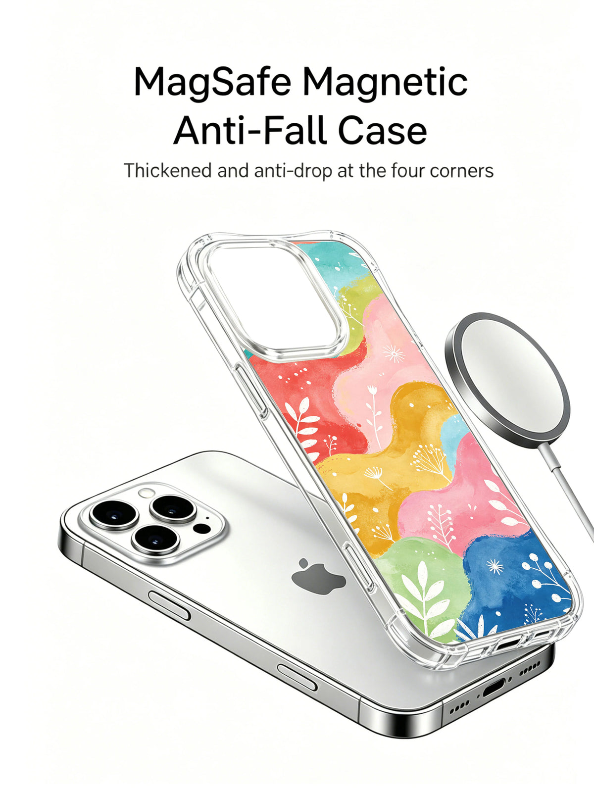 Supplied marketing graphic with unverified protection, fit or MagSafe statements