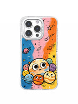 Colorful Inner Universe art iPhone 15 Pro Max case front view