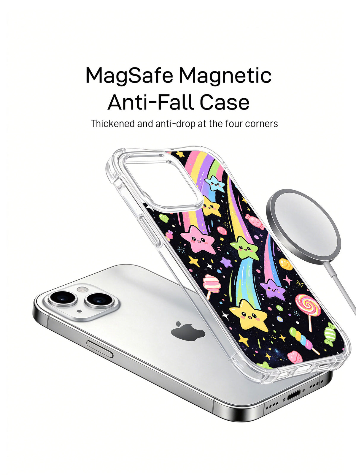 Doğrulanmamış koruma, uyum veya MagSafe ifadeleri içeren tedarik pazarlama görseli