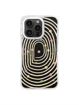 Concentric Bloom Maze pattern for iPhone 16 Pro Max case