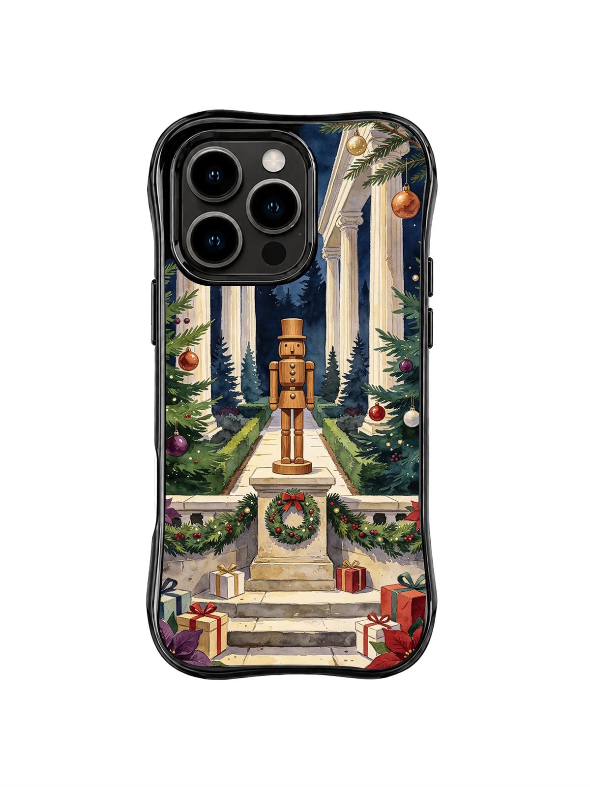 Copper Toy Guardian iPhone 16 Pro case in Copper Watch Courtyard artwork