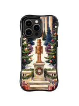 Copper Toy Guardian iPhone 16 Pro case in Ivory Path Guardian artwork