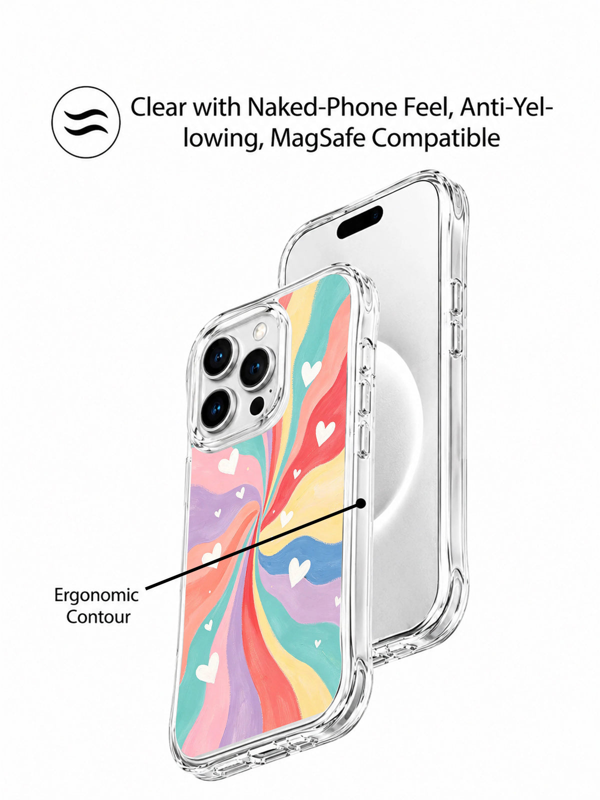 Supplied marketing graphic with unverified protection, fit or MagSafe statements