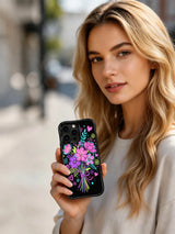 Coquette Pop Garden iPhone case lifestyle view
