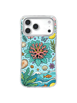 Coral Bloom Seascape pattern for iPhone 17 Pro Max case