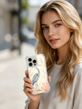 The Quiet Wilds coastal heron phone case