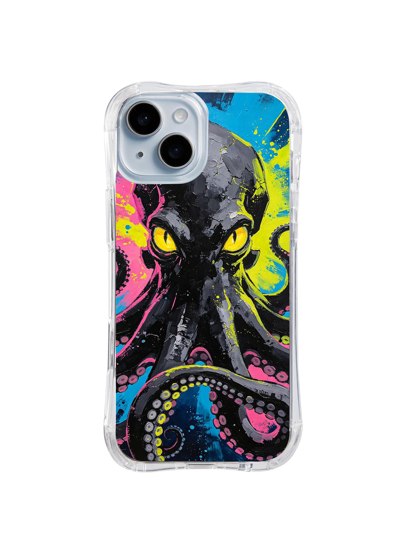 Coral Octopus Signal iPhone 15 Plus Case – Ocean Art