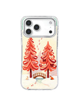 Homecoming Twin Trees winter folk art iPhone 17 Pro case