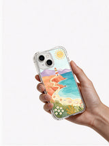 Product or handheld view of the Coral Wind Coast case