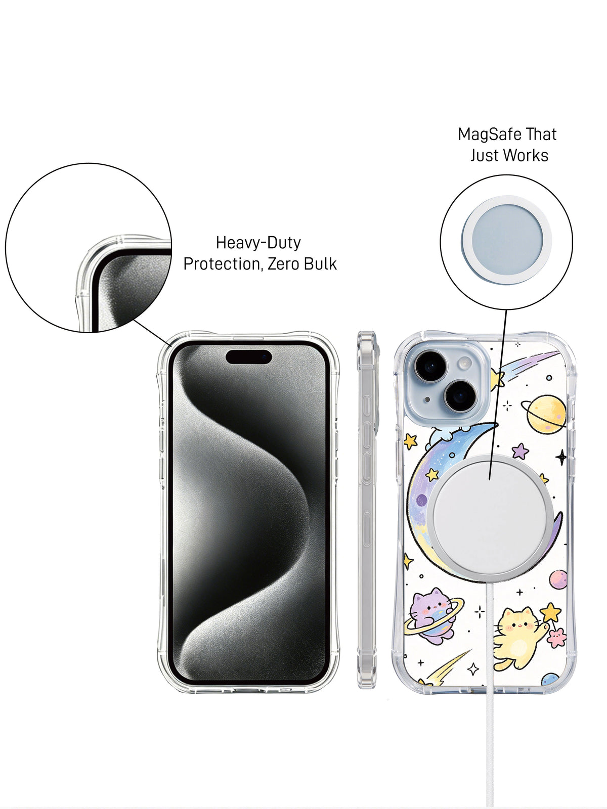 Supplied marketing graphic with unverified protection, fit or MagSafe statements
