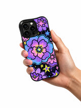 Product or handheld view of the Cosmic Flower Universe case