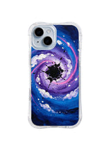 Violet Event Horizon iPhone 15 Plus case front product view