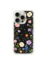 Cosmic Wildflower Map pattern iPhone 15 Pro case