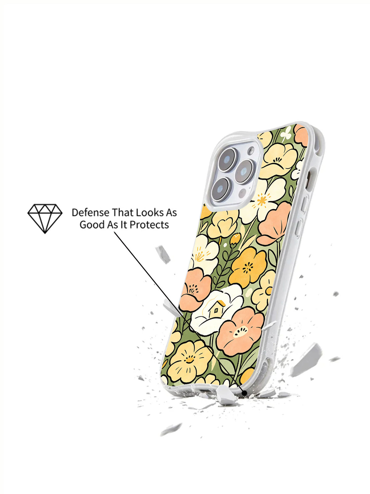 Supplied marketing graphic with unverified protection, fit or MagSafe statements