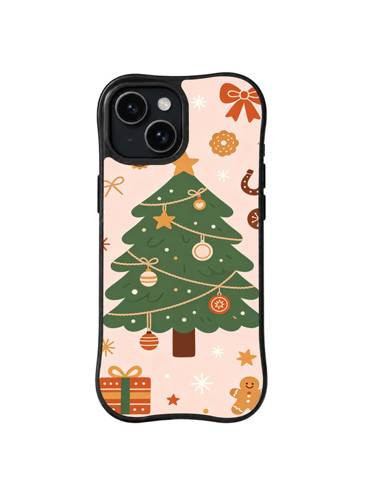 Western Charm Christmas Tree iPhone 14 Plus case by Merry Vellum