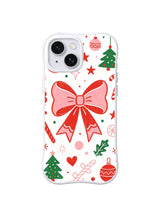 Classic Holiday Bow pattern iPhone 13 case