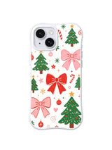 Christmas Tree Ribbons pattern iPhone 13 case