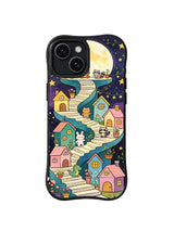 Starlit Stairway Neighbors pattern on iPhone 14 Plus case