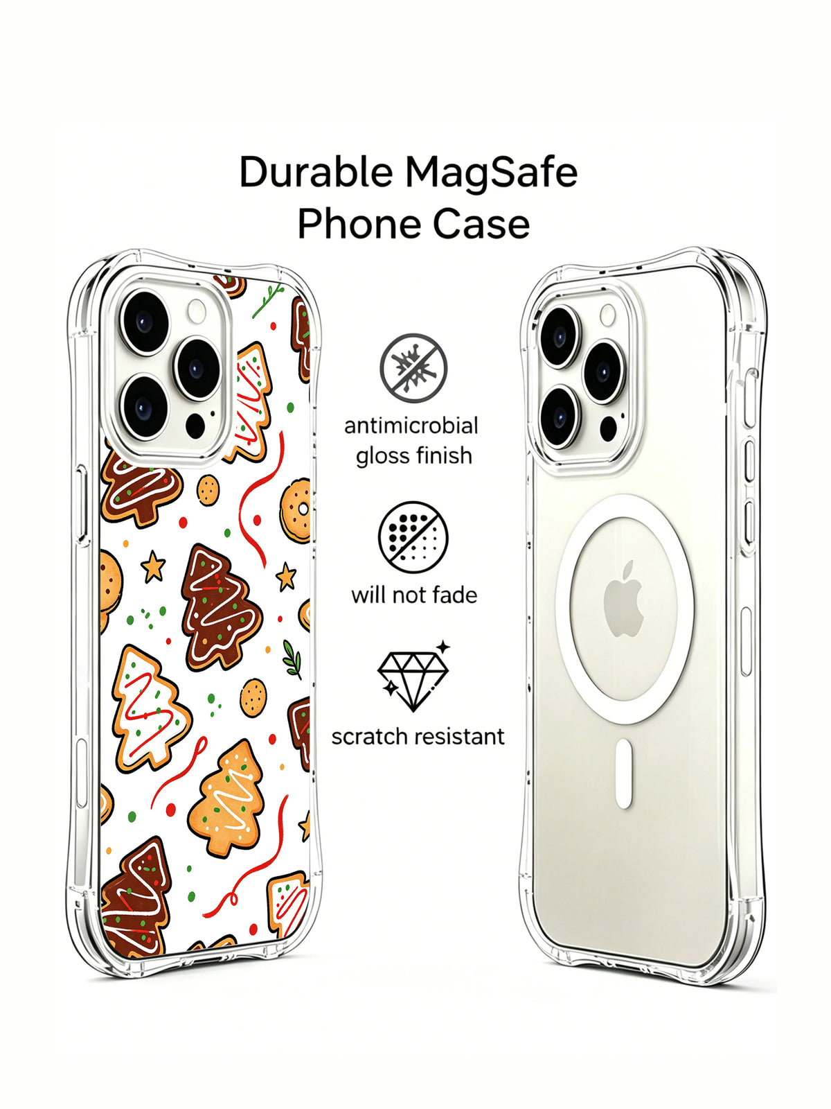 Cozy Noel Scatter: Rear case artwork beside a second rear product view.