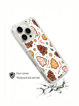Cozy Noel Scatter: Angled case above an illustrated cracked surface.