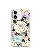 Cream Blossom Lane floral iPhone 17 case front view