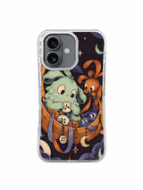 Front view of Lost Things Beneath the Crescent artwork on an iPhone 17 case
