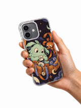 Lost Things Beneath the Crescent iPhone 17 case shown in hand
