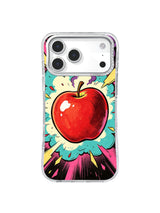 Turquoise Impact Apple pop comic iPhone case artwork