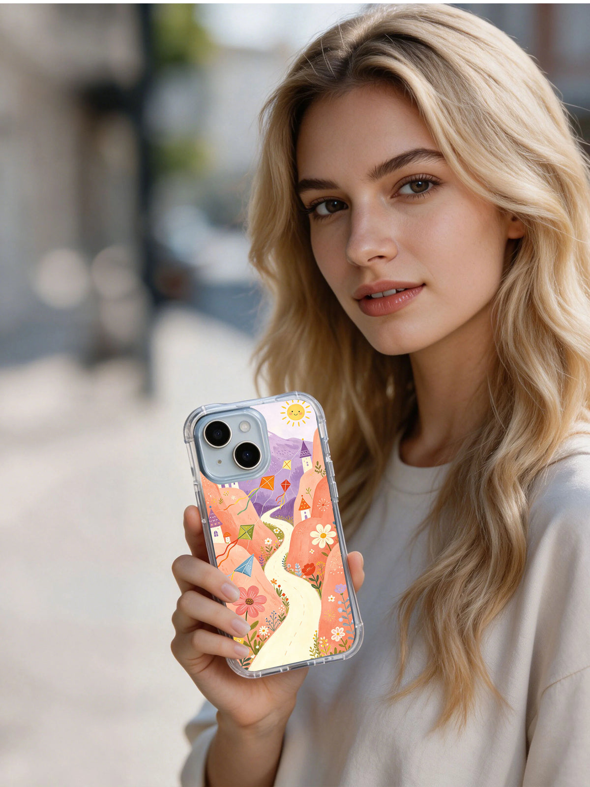 Product or handheld view of the Crimson Kite Canyon case
