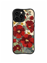 Wild Poppy Memory pattern on iPhone 15 Pro case