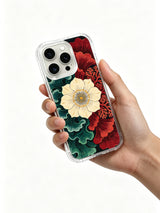 Crimson Ocean Garden iPhone 15 Pro case product view 5